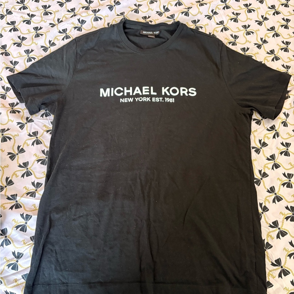 Michael Kors Black Graphic Tee